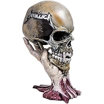 Nemesis Now Metallica Sad But True Skull 22cm, Resin, Taupe